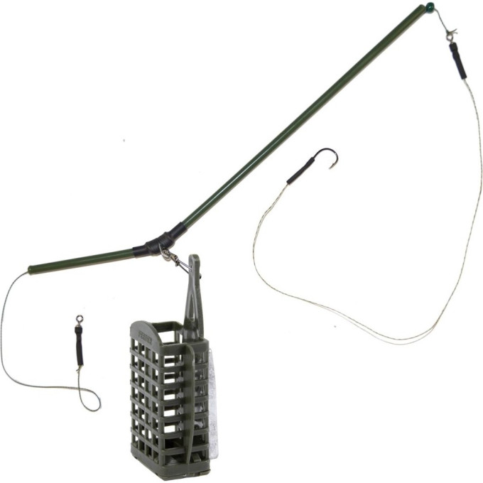 Фидерная кормушка SALMO FEEDER SQUARE квадратная, 40 г