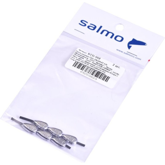 Груза косичка SALMO Tail Droplet 3,0г 2Шт STD-003