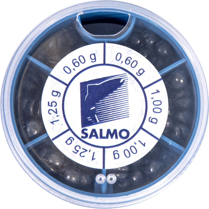 Грузила SALMO Дробинка Pl 6 секций крупные 050г набор