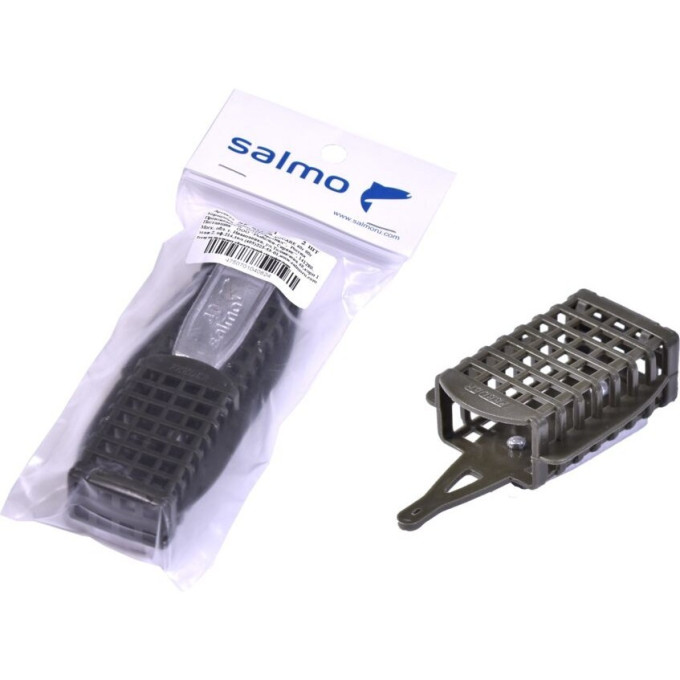 Кормушки фидерные SALMO Feeder Square съемное дно 040г 60г набор 2Шт.