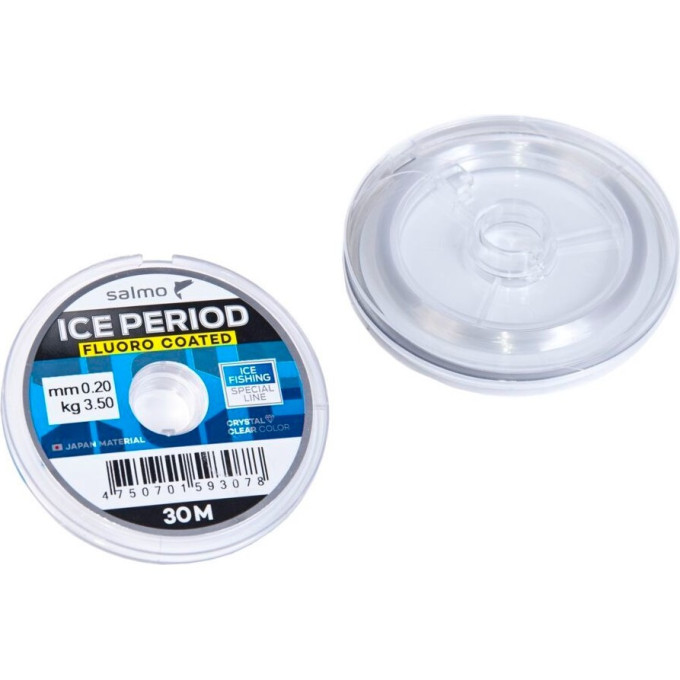 Леска монофильная зимняя SALMO Ice Period Fluoro Coated 030/020