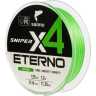 Шнур плетёный SALMO SNIPER х4 ETERNO BRAID Apple Green 125/016