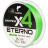 Шнур плетёный SALMO SNIPERх4 ETERNO BRAID Apple Green 125/014