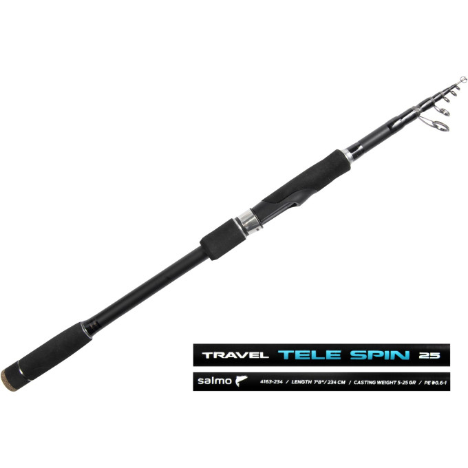 Спиннинг телескопический SSALMO ELITE TRAVEL TELE SPIN 25 2.34