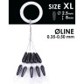 Стопоры резиновые SALMO RUBBER CONE STOPS р.004XL 10шт.