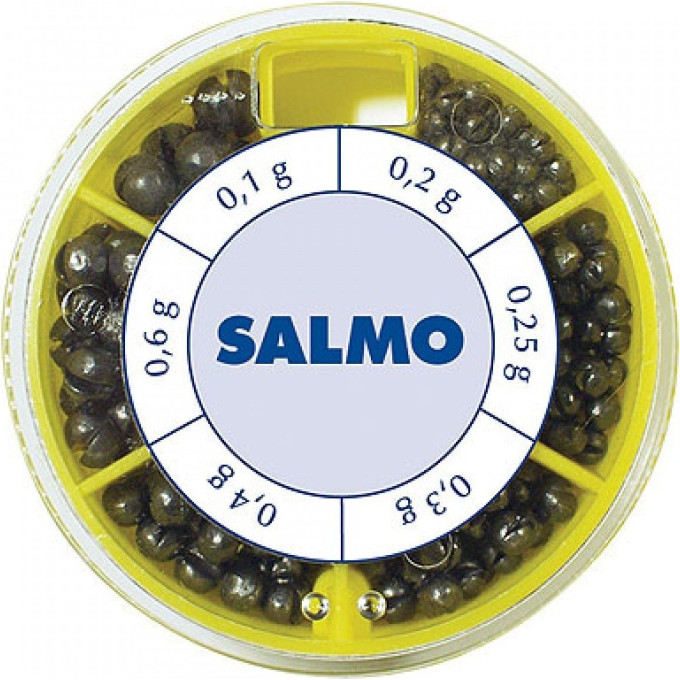 Грузила SALMO Дробинка Pl 6 секций стандартные 050г набор