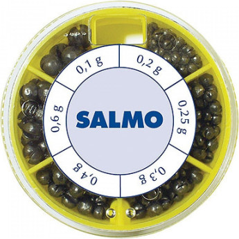 Грузила SALMO Дробинка Pl 6 секций стандартные 0.70г набор