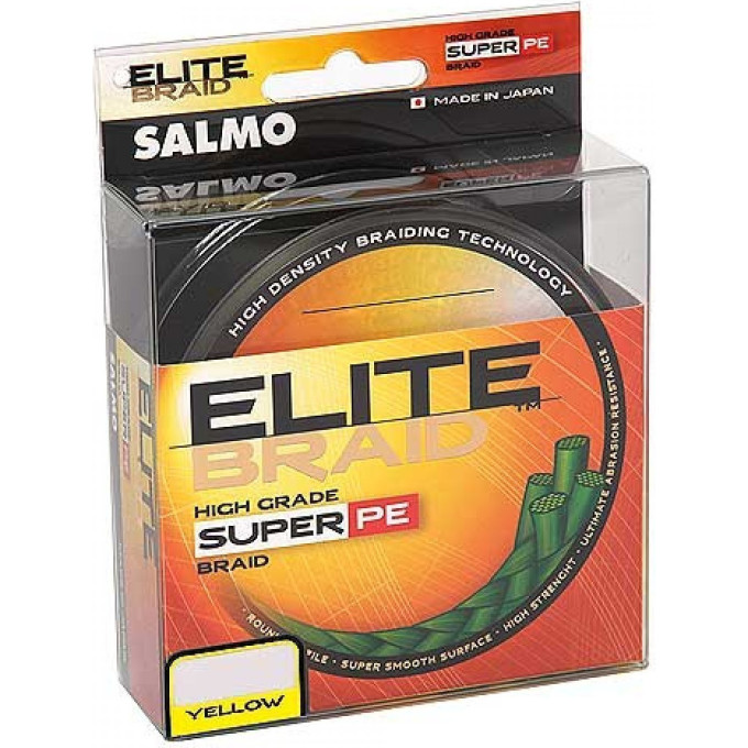 Леска плетёная SALMO Elite Braid Yellow 125/050