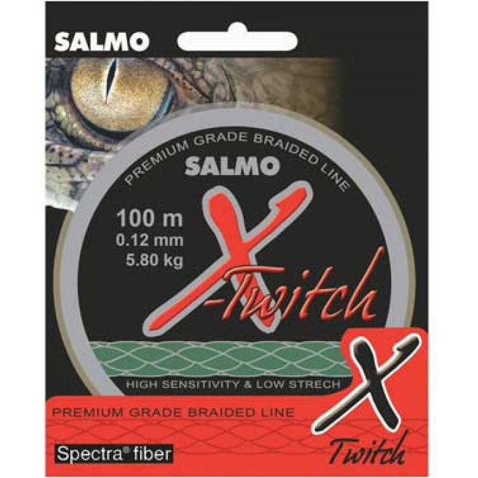Леска плетеная SALMO X-Twitch 100/014