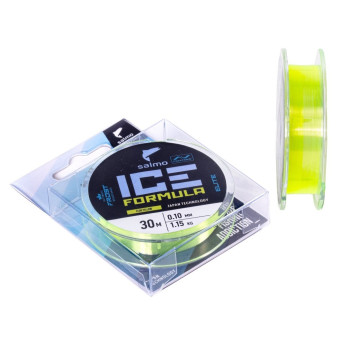 Леска монофильная зимняя SALMO ELITE ICE FORMULA FLUO YELLOW 030/010