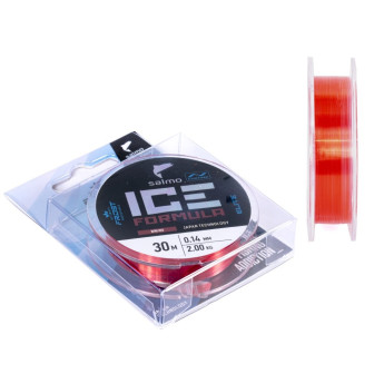 Леска монофильная зимняя SALMO ELITE ICE FORMULA WINE RED 030/014